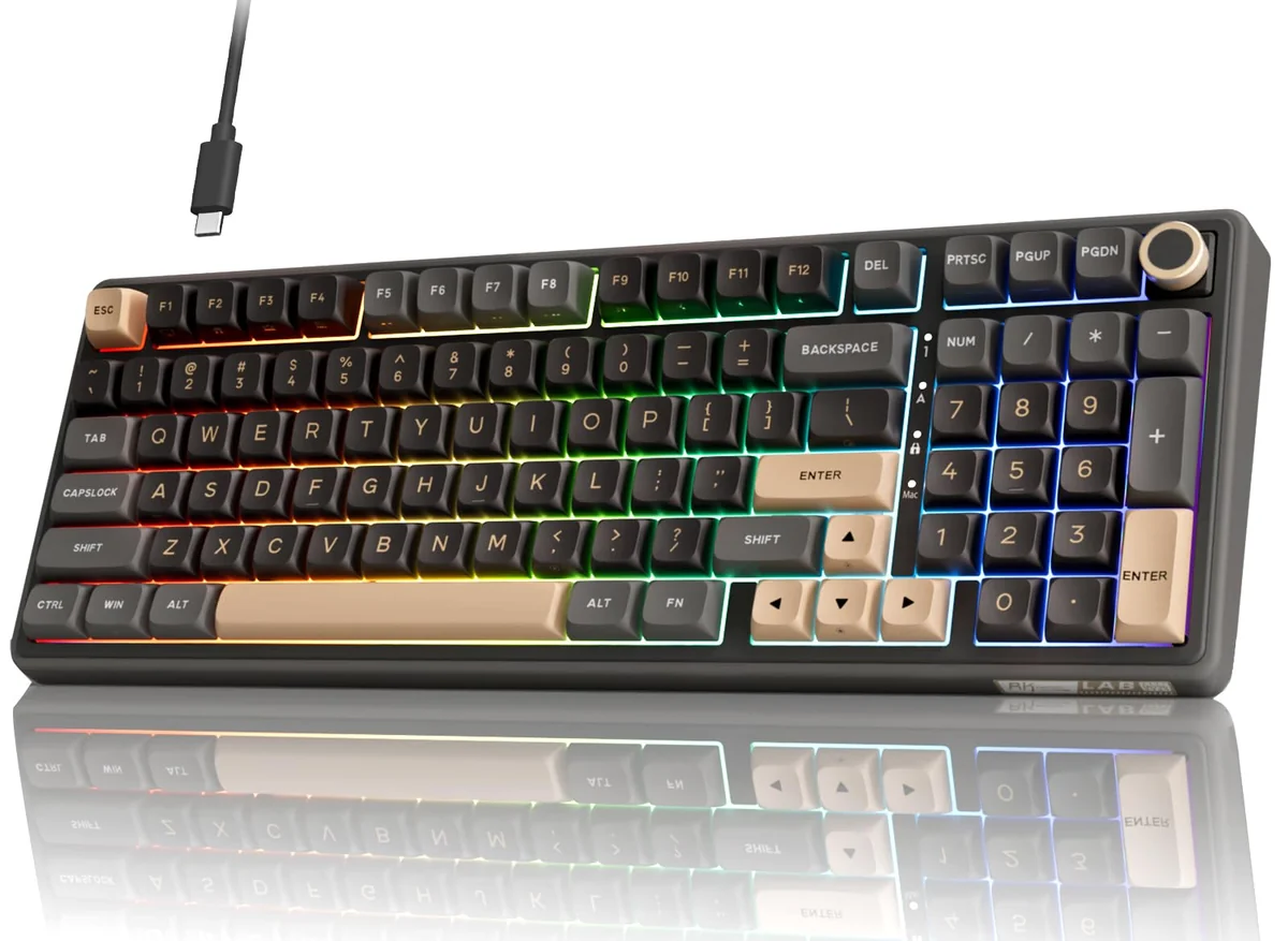 RK ROYAL KLUDGE R98 Pro Wired Mechanical Keyboard Review